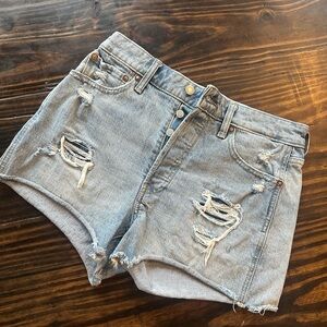 GAP Blue Jean Shorts Distressed Cut-Off Style